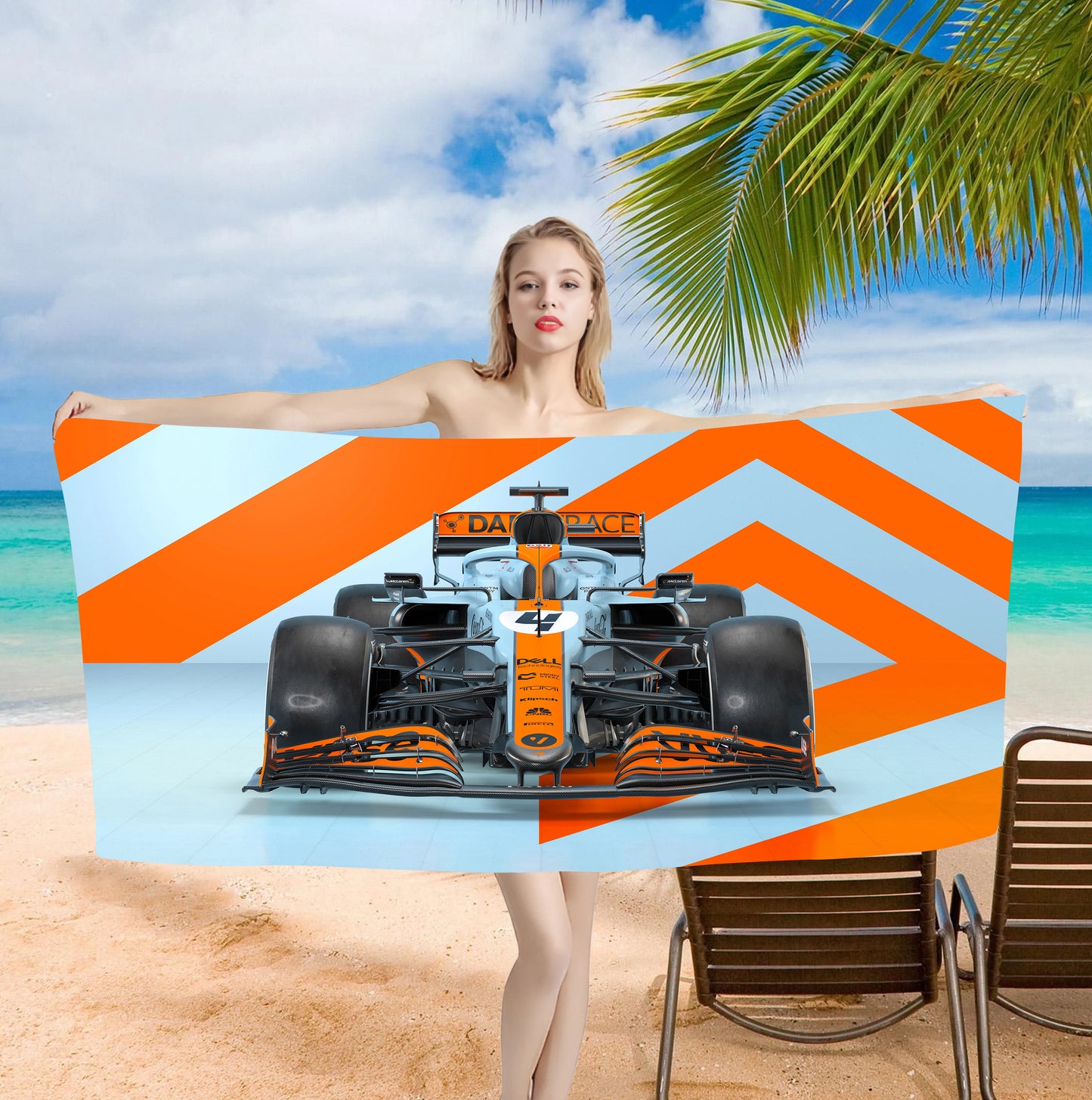Racing Beach Towels