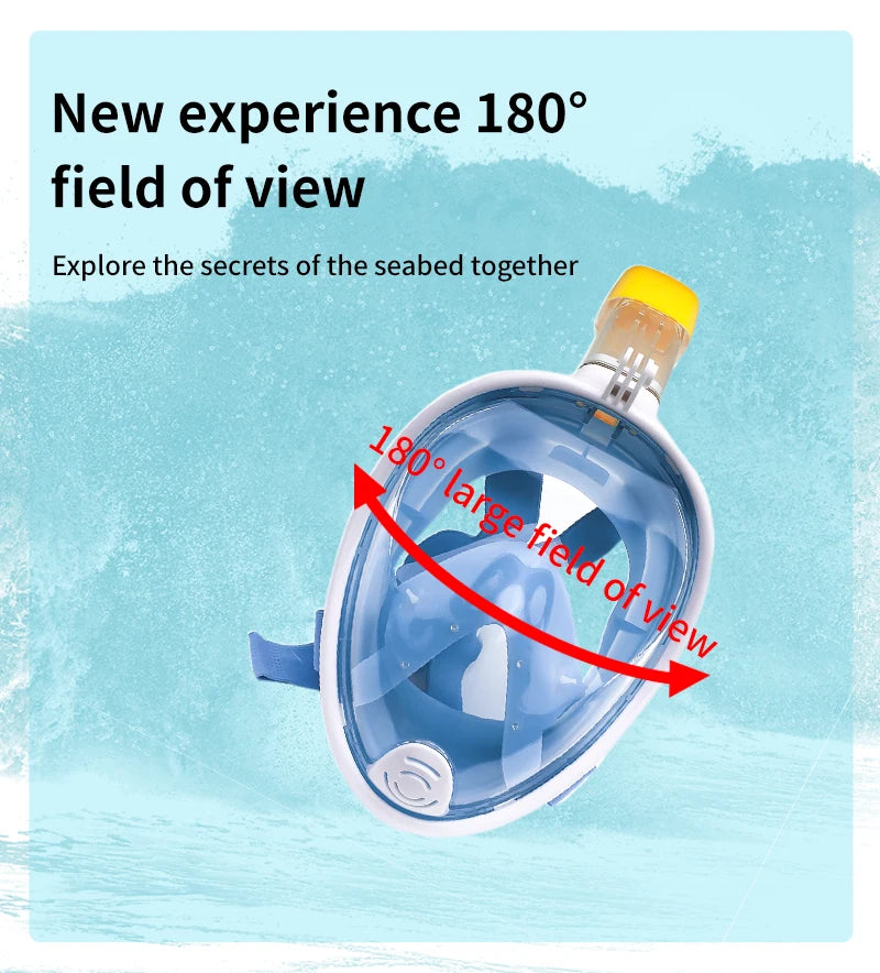 Youth/Adult Full Face Snorkel Mask