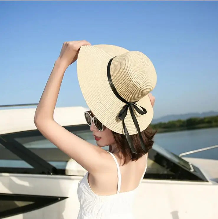 Wide Brim Womens Straw Hat