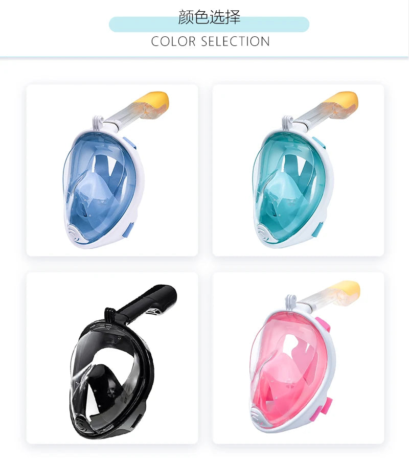 Youth/Adult Full Face Snorkel Mask
