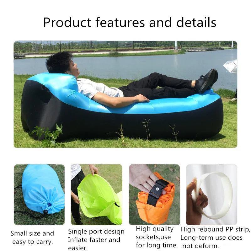 Easy To Inflate Beach Sofa Bed