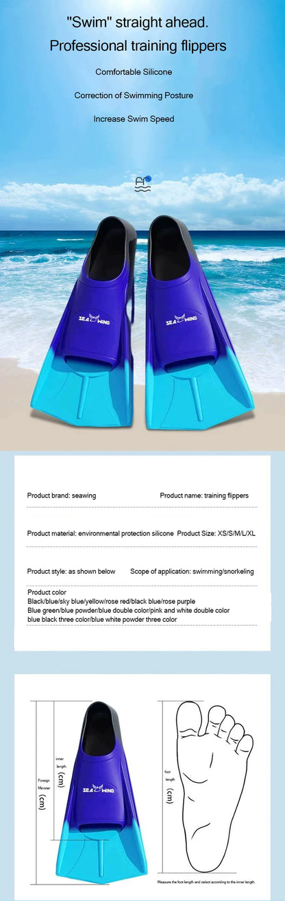 Silicone Short Flippers
