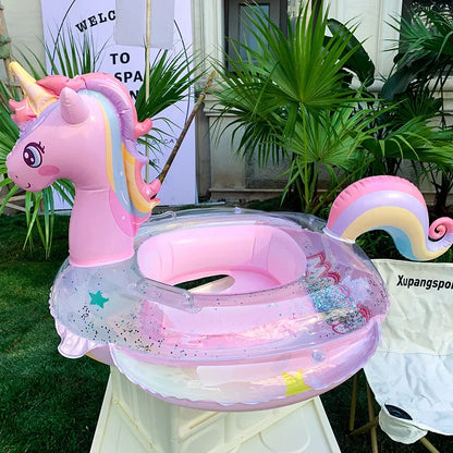 Inflatable unicorn float