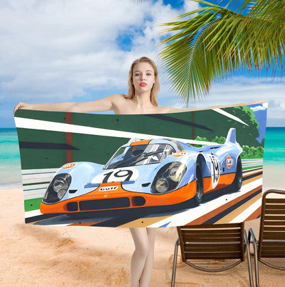 Racing Beach Towels