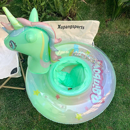 Inflatable unicorn float