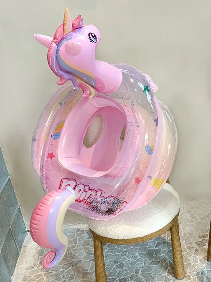 Inflatable unicorn float