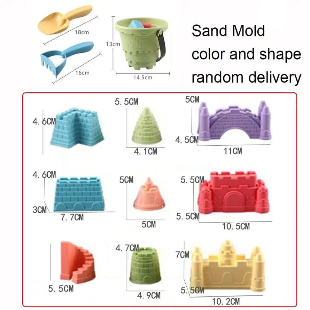 6PCS Sand Castle Building Set