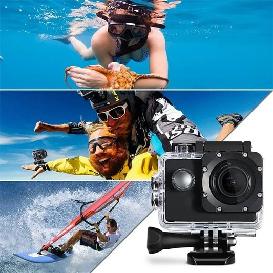 Waterproof Action Camera Ultra Full HD 1080P 2.0-inch Screen