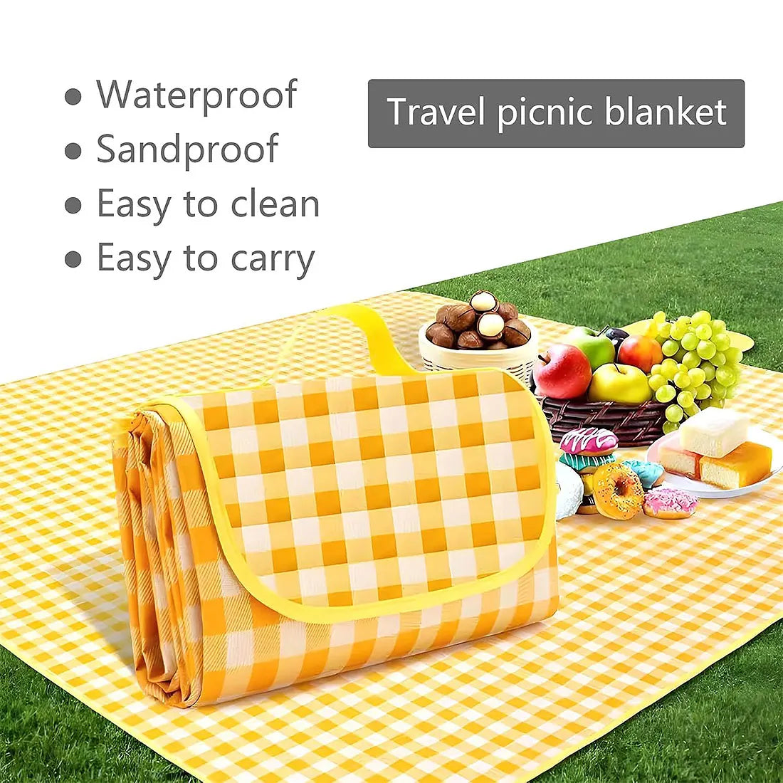 Foldable Waterproof Picnic Blanket