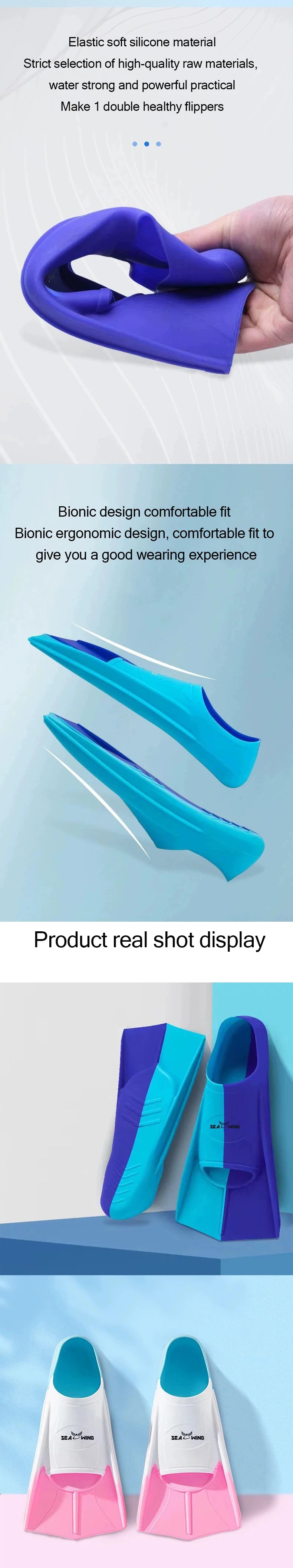 Silicone Short Flippers