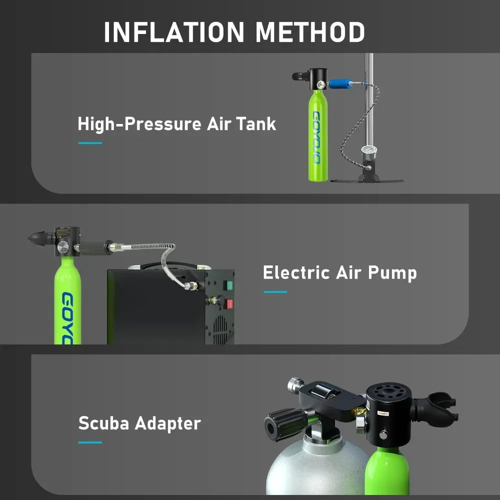 Mini Scuba Tank, 8-15 Minutes Diving Tank