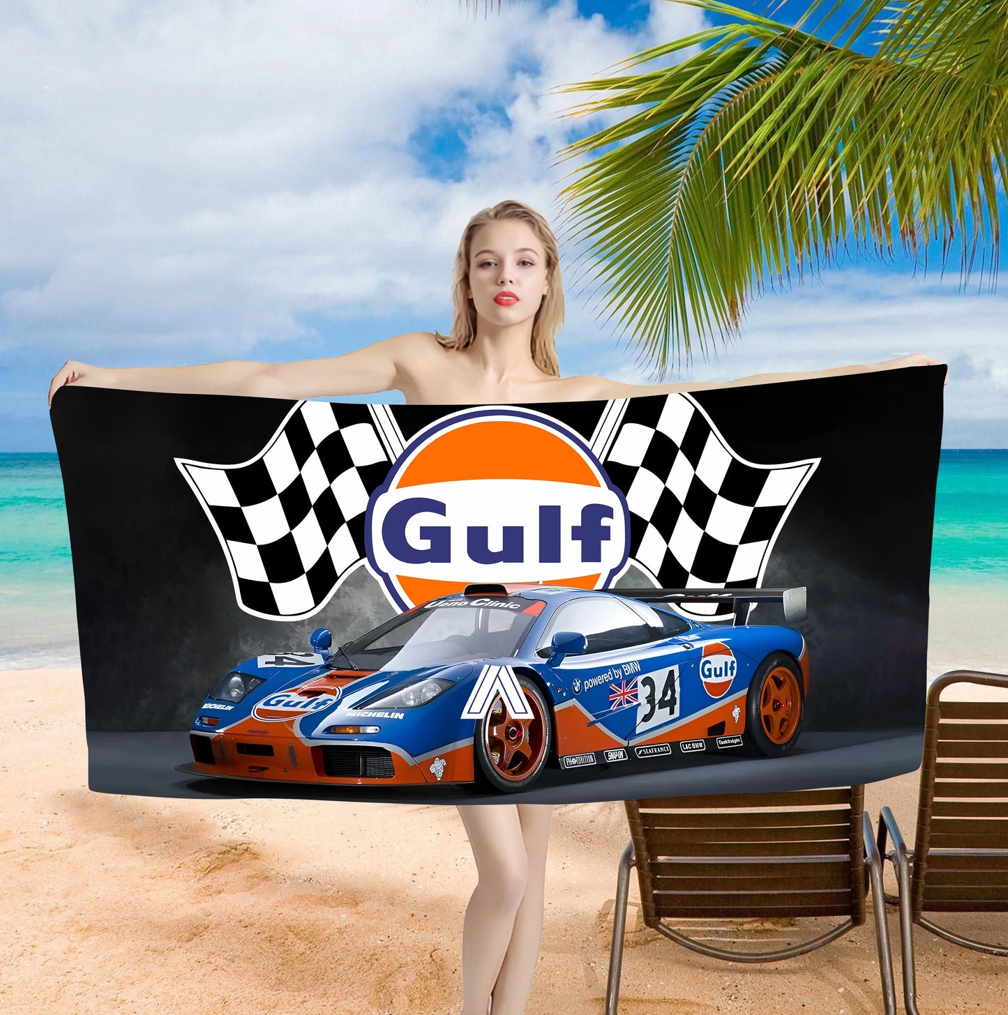 Racing Beach Towels