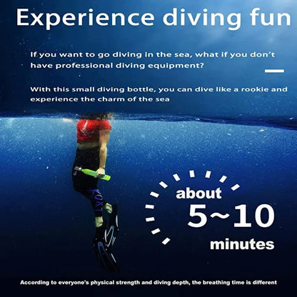 Mini Scuba Tank, 8-15 Minutes Diving Tank